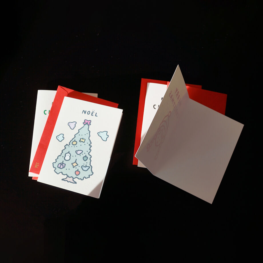 PATTERN | Christmas pressed card | ZERO PER ZER