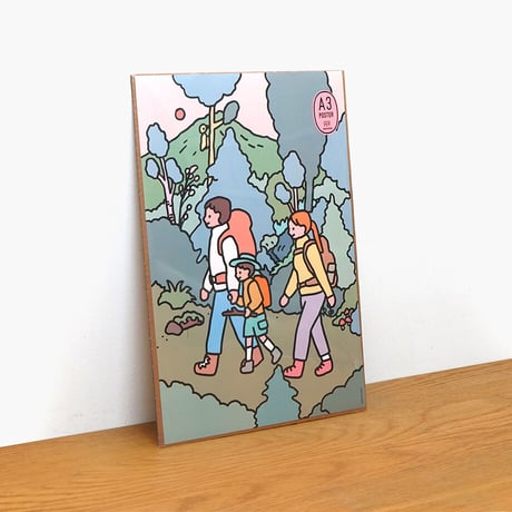 FAMILY TREKKING | A3 poster（受注生産商品）