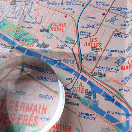 PARIS (gray) | City map