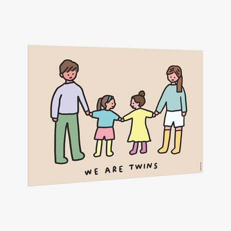 TWINS FAMILY (SISTERS) | A3 poster（受注生産商品）