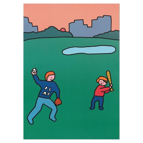 BASEBALL | A3 poster（受注生産商品）