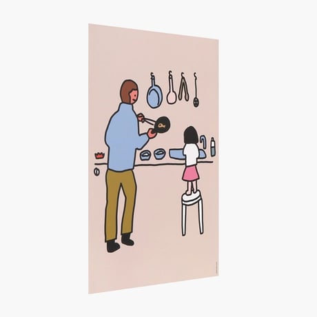COOKING (OFFSET) | A3 poster（受注生産商品）