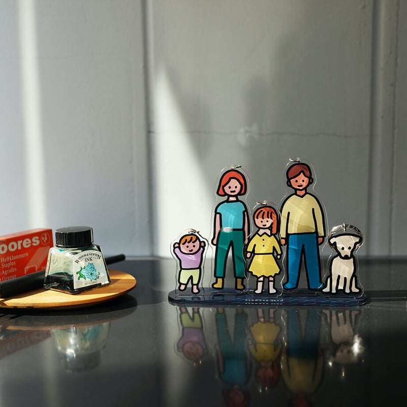 DOG 6 [S] | Stand Up Keyring | ZERO PER ZERO_JP