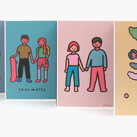 COUPLE | Postcard set