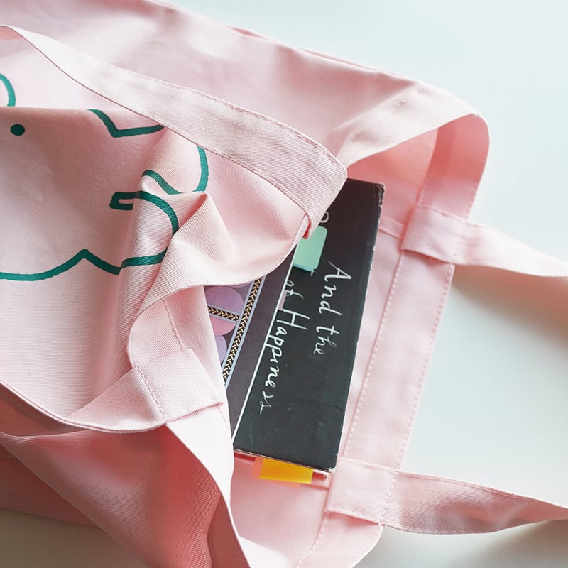 MIFFY READING blue | Miffy Eco bag | ZERO PER Z