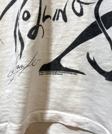 【USED】 90s ROLLING STONES  バンドTシャツ  voodoo lounge Tour  BROCKUM  Lサイズ