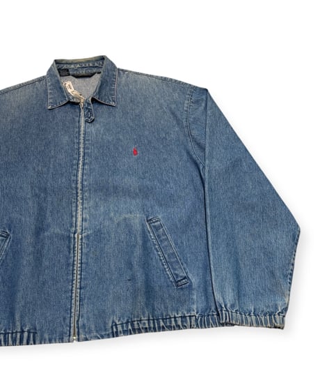 【USED】1980s Polo Ralph Lauren デニムスウィングトップ USA製 XLサイズ
