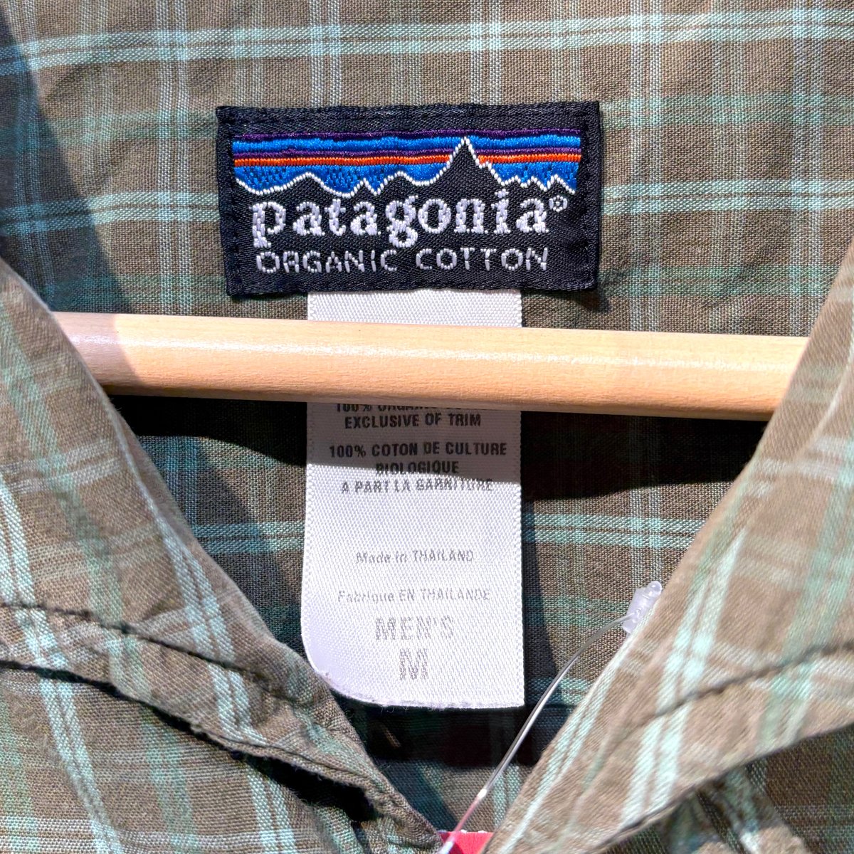 patagonia シャツ　Mサイズ S8 Patagonia オープンカラーシャツ グリーン Mサイズ Mサイズ