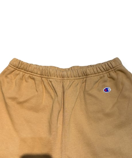 【USED】Champion スウェットカーゴショーツ マスタード