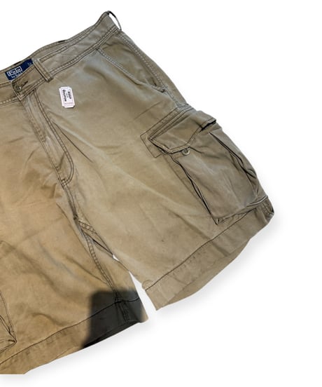 【USED】2000s Polo Ralph Lauren カーゴショートパンツ khaki W40インチ