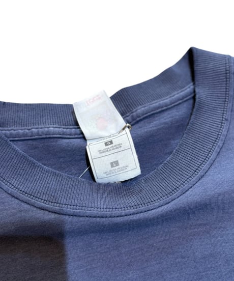 【USED】2000s SUPER AUTO BACS SS T-SHIRTS NAVY Lサイズ