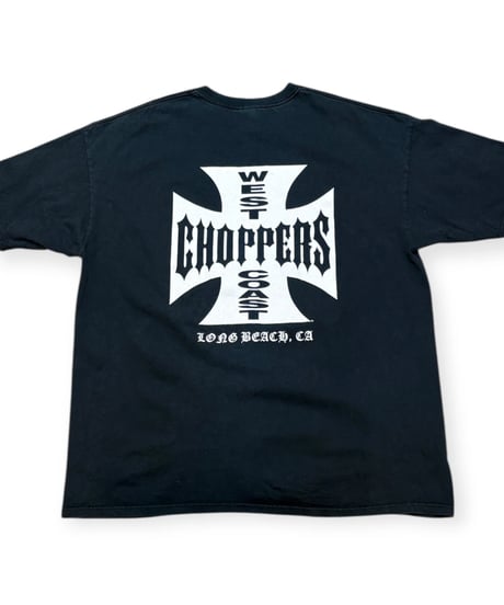 【USED】1990s WEST COAST CHOPPERS 半袖Tシャツ BLACK XXXLサイズ