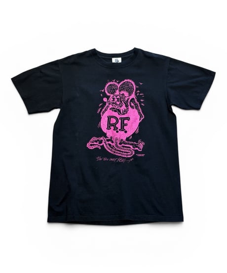 【USED】2000s RAT FINK ラットフィンク 半袖Tシャツ BLACK Mサイズ 美品