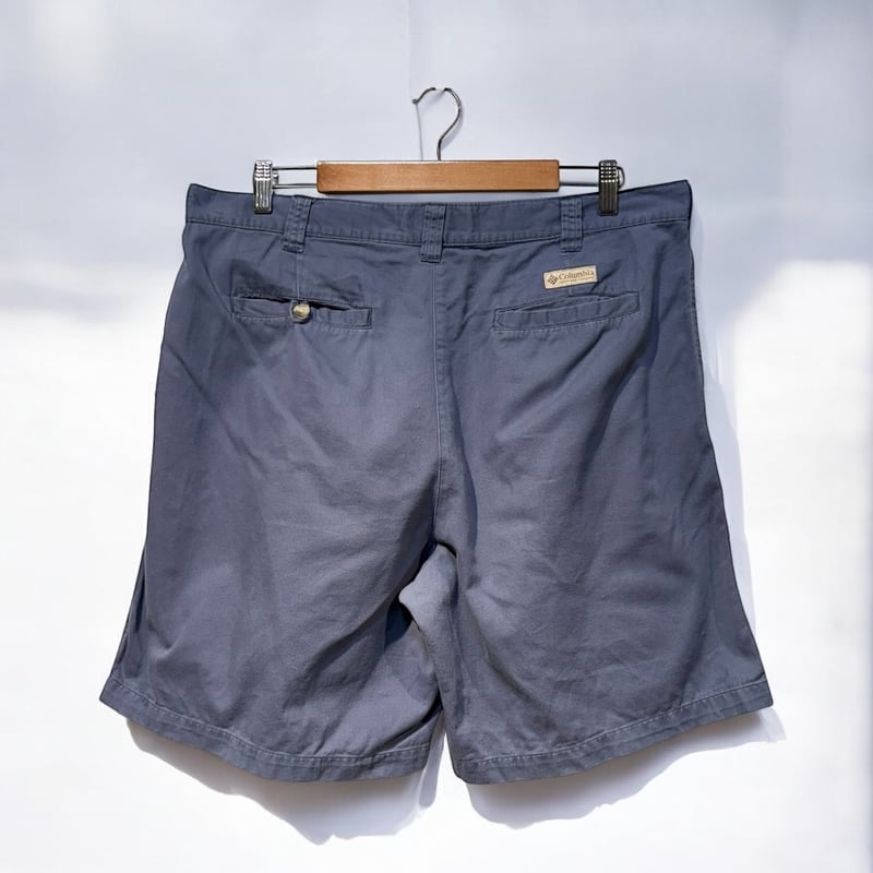 90年代 コロンビア タックショーツ ネイビー W38 | ATR STORE