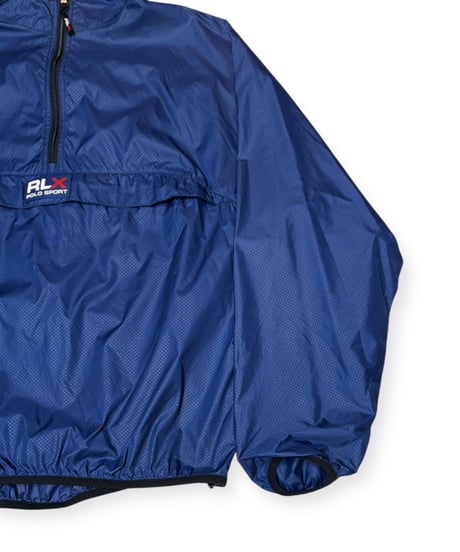 【USED】1990s POLO SPORTS RLX ナイロンアノラックパーカー NAVY XLサイズ