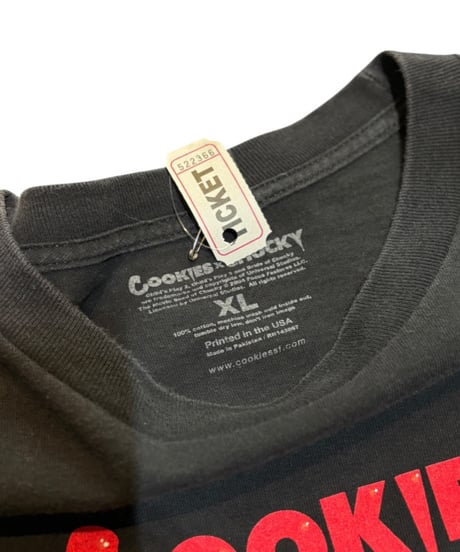 【USED】2000s COOKIES x CHUCKY LS T-SHIRTS BLACK XLサイズ