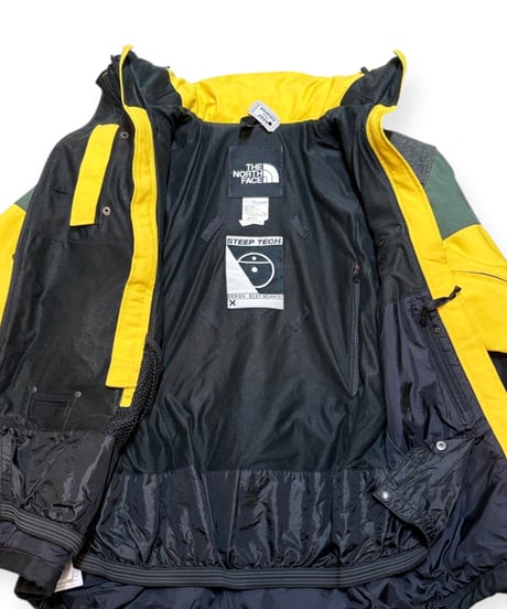 【USED】2000s THE NORTH FACE steep tech セット イエロー Mサイズ