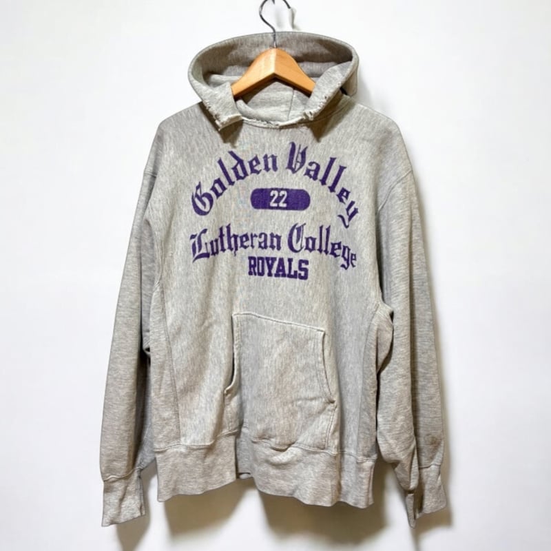 80s Champion RW HOODIE リバースウィーブ パーカー GRAY L