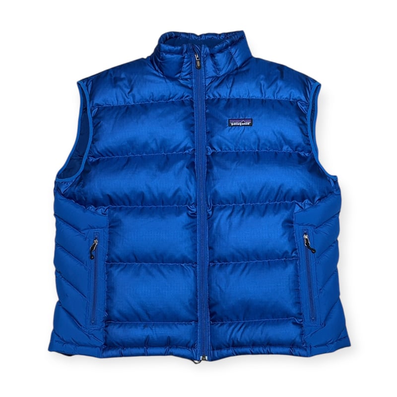 USED】2000s Patagonia ダウンベスト BLUE Lサイズ ミントコンディシ