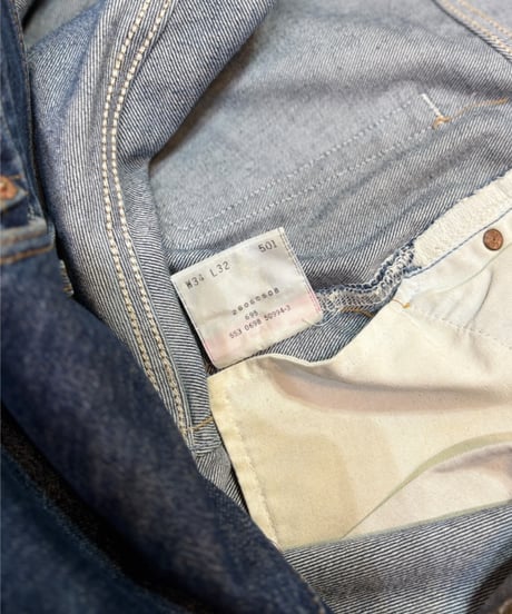 【USED】1990s Levi’s 501 デニムパンツ インディゴ W34L32 アメリカ製