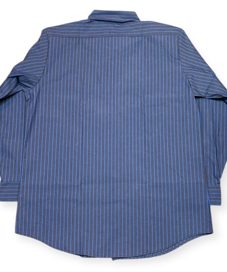 【DEADSTOCK】 1990s UNITOG  長袖ワークシャツ  17-17 1/2  企業ワッペン、刺繍入