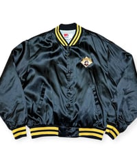 【USED】1990s ピッツバーグパイレーツ ナイロンジャケット BLACK XLサイズ swingster  アメリカ製