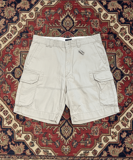 【USED】2000s Polo Ralph Lauren カーゴショートパンツ beige W38インチ