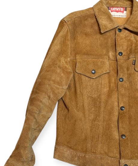 【USED】1970s Levi’s BIG-E 3rd型 スエードジャケット ブラウン  44位　極美品