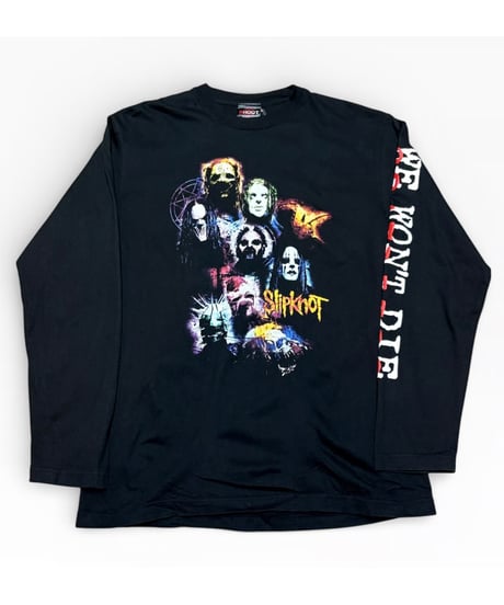 【USED】2000s Slipknot スリップノット 長袖Tシャツ SHOOTボディ Lサイズ