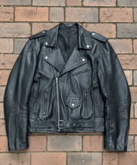 【USED】unknown patch work double riders jacket punk