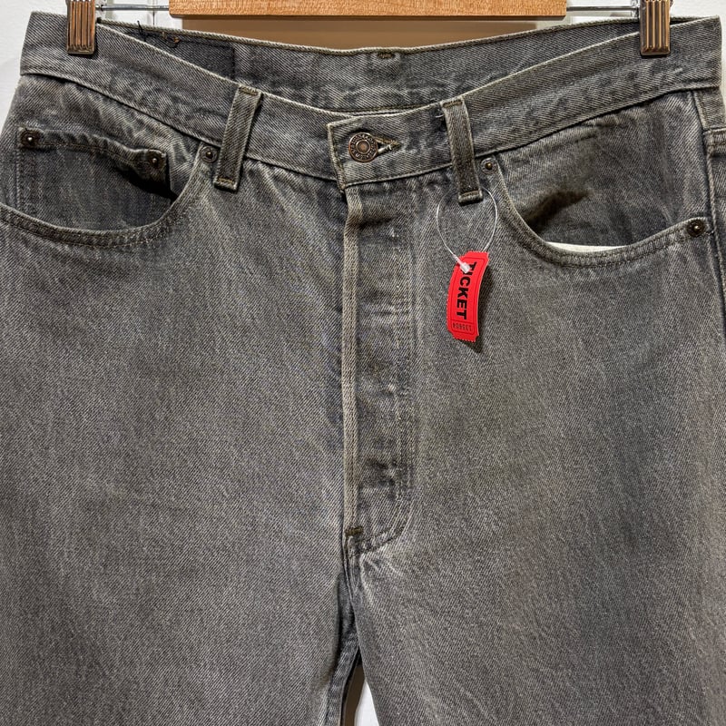 90s Levi's 501 先染めブラックデニム アメリカ製 W34インチ | AT