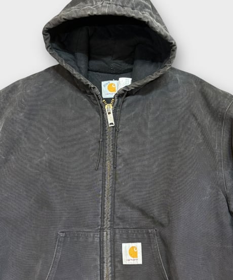 【USED】90s Carhartt  アクティブジャケット  ブラック  XLサイズ  アメリカ製  キルティングライニング