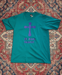1990s ST.ROSE SEARCH SS T-SHIRTS GREEN Lサイズ USA製