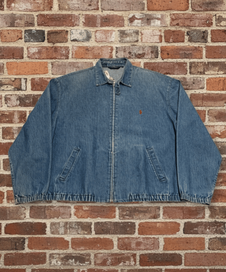 【USED】1980s Polo Ralph Lauren デニムスウィングトップ USA製 XLサイズ