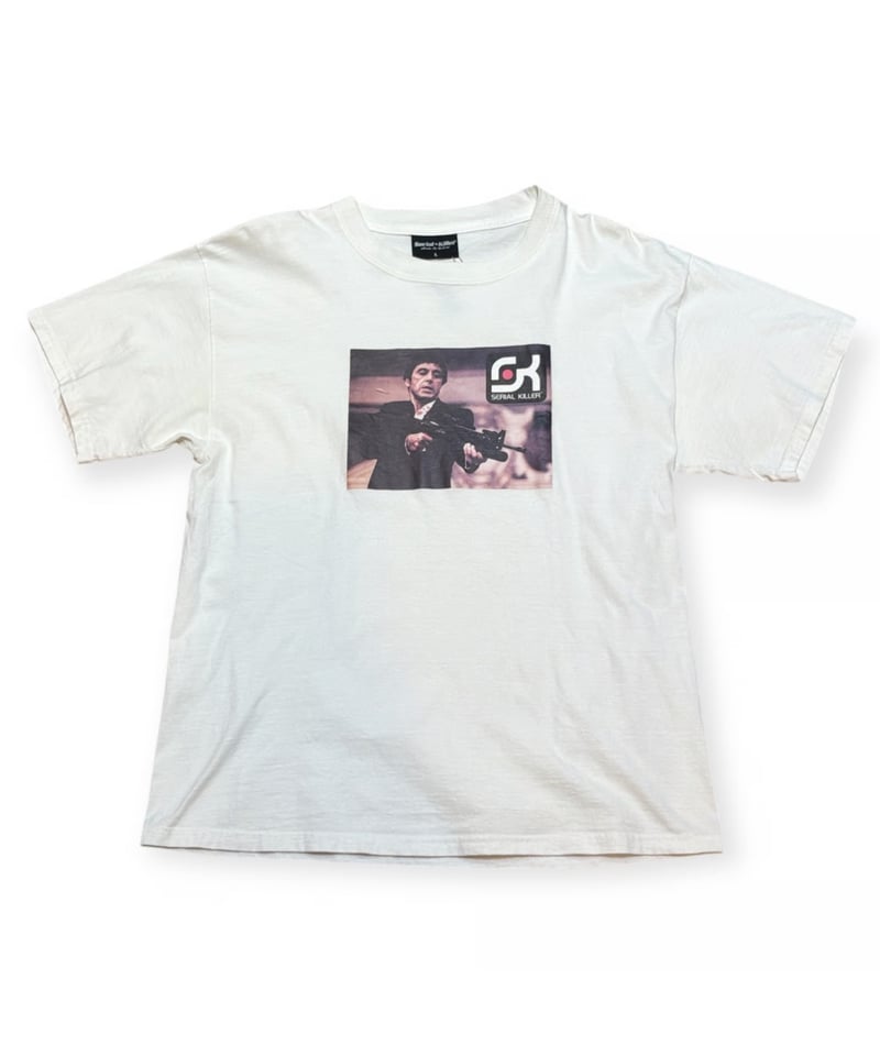 USED】 1990s serialkiller シリアルキラーTシャツ スカーフェイス L