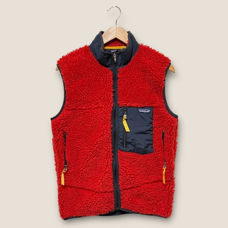 【希少】　patagonia レトロx ベスト レッド USA アメリカ製 2002年製 USA製 