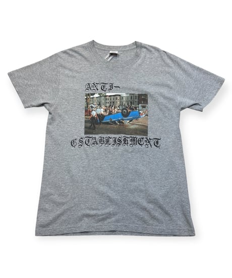 【USED】2000s Supreme SS-SHIRTS GRAY Lサイズ
