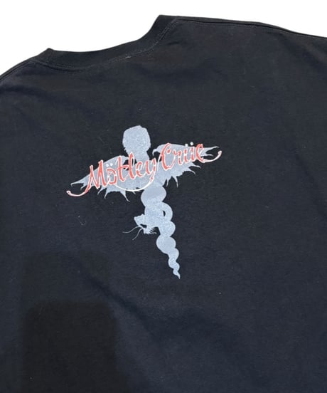 【USED】2000s MOTLEY CRUE モトリークルー SS T-SHIRTS 半袖Tシャツ XLサイズ BLACK