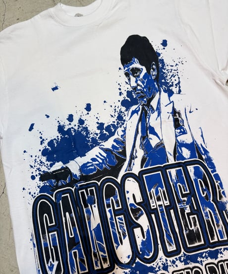 【USED】1990s SCARFACE スカーフェイス アルパチーノ 半袖Tシャツ ホワイト XLサイズ