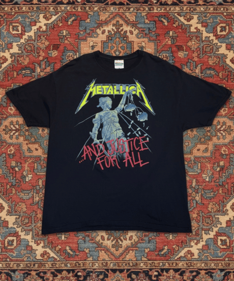 【USED】2000s METALLICA メタリカ SS T-SHIRTS BLACK XLサイズ