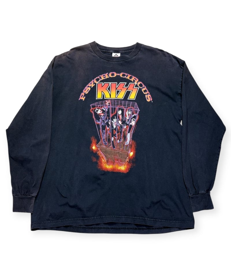 USED】1990s KISS サイコサーカス LS T-SHIRTS XLサイズ メキシコ