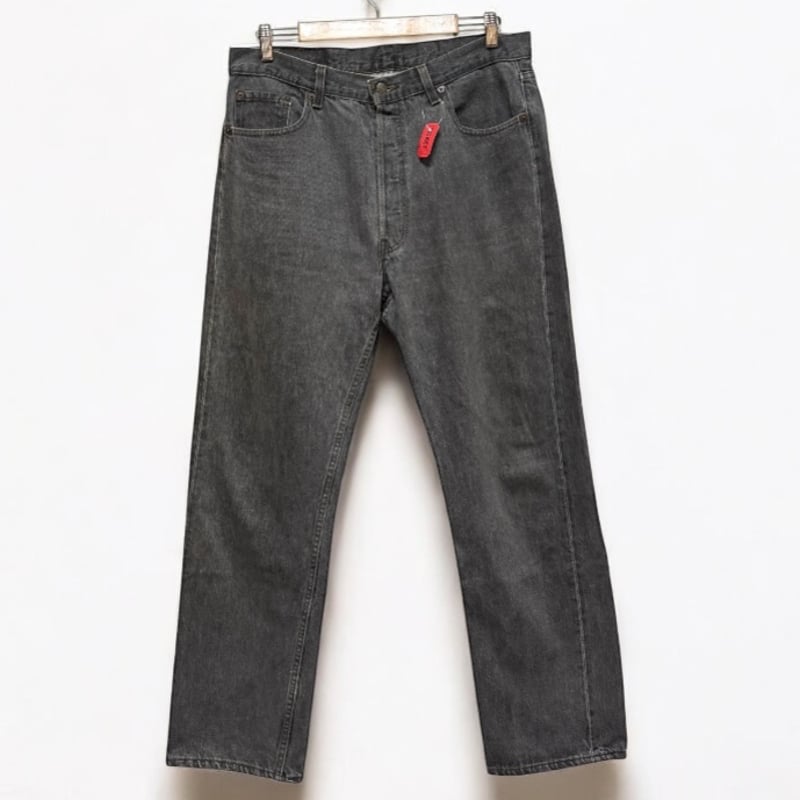 90s Levi's 501 先染めブラックデニム W36L30 ゴールデンサイズ
