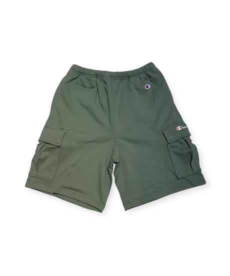 Champion スウェットカーゴショーツ GREEN