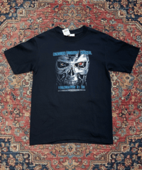 【DEADSTOCK】 2000s ターミネーター2 SS T-SHIRTS NAVY  Sサイズ アメリカ製