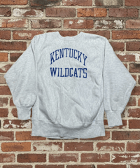 【USED】1990s Champion RW クルーネックスウェット GRAY KENTUCKY WILDCATS XLサイズ 美品