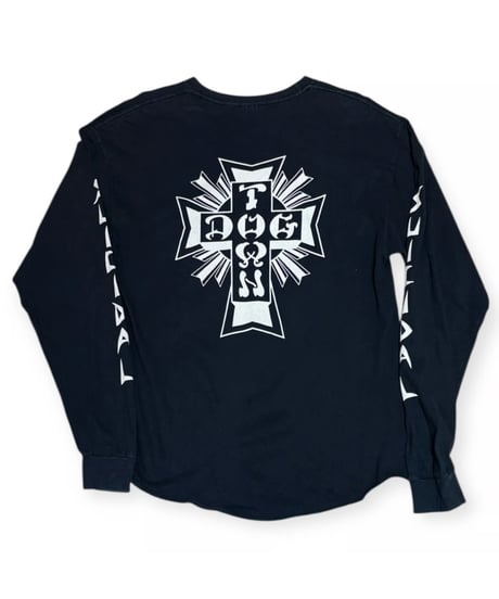 【USED】1990s Suicidal Tendencies DOGTOWN 長袖Tシャツ BLACK Lサイズ