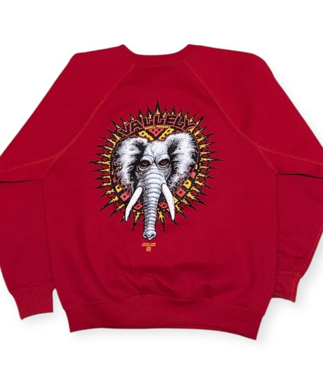 【USED】1980s POWELL PERALTA MIKE VALLELY マイクバレリー クルーネック RED Lサイズ 極美品
