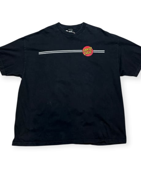 【USED】2000s SANTACLUZ サンタクルズ 半袖Tシャツ BLACK  XXLサイズ