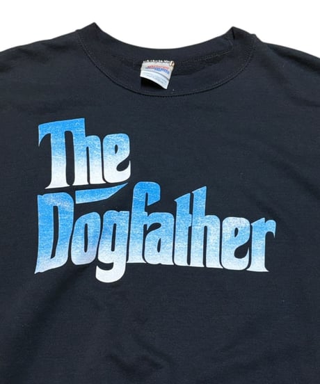 【USED】2000s The dogfather SNOOP DOG スヌープドッグ クルーネックスウェット BLACK XLサイズ