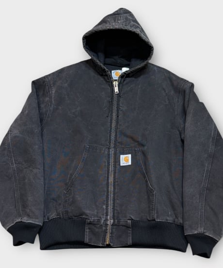 【USED】90s Carhartt  アクティブジャケット  ブラック  XLサイズ  アメリカ製  キルティングライニング